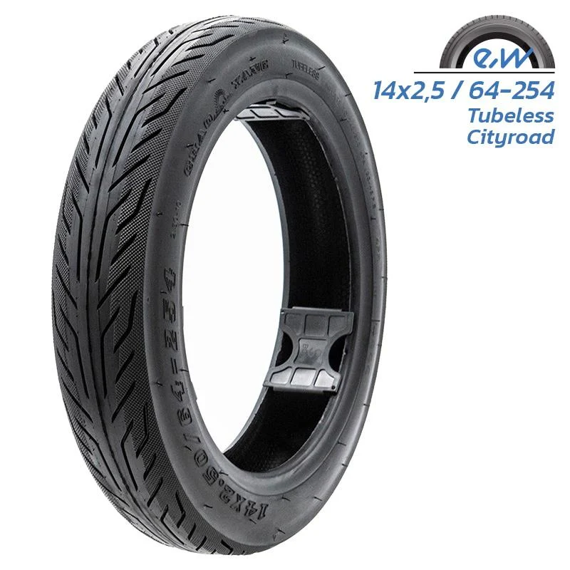Cauciuc / Anvelopă Tubeless 14 x 2.50 - 10 (64-254) - Anvelopa Performanta Dualtron City