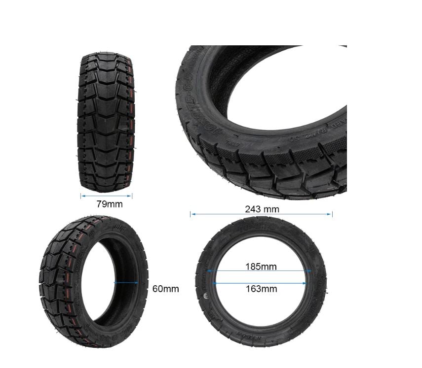 Cauciuc Off-road Tubeless cu Gel 10x2.75-6.5 – KuKirin G2 Master 2025