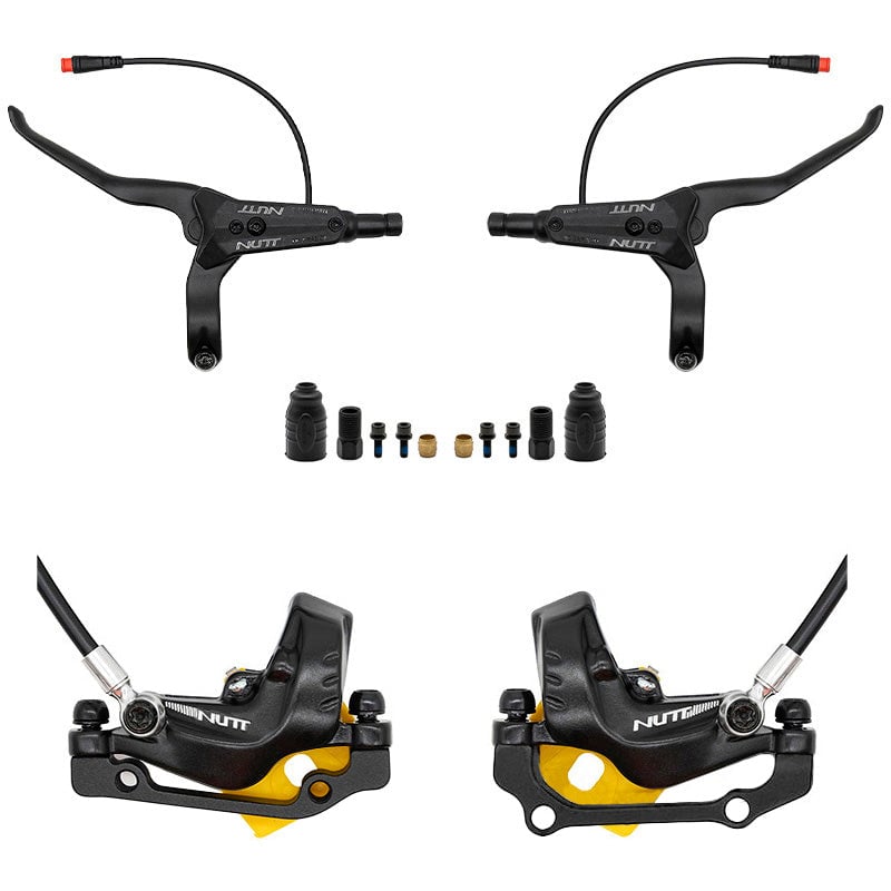 Set Frane Hidraulice NUTT 4 Pistoane – Upgrade Performanta KuKirin G2 / G4