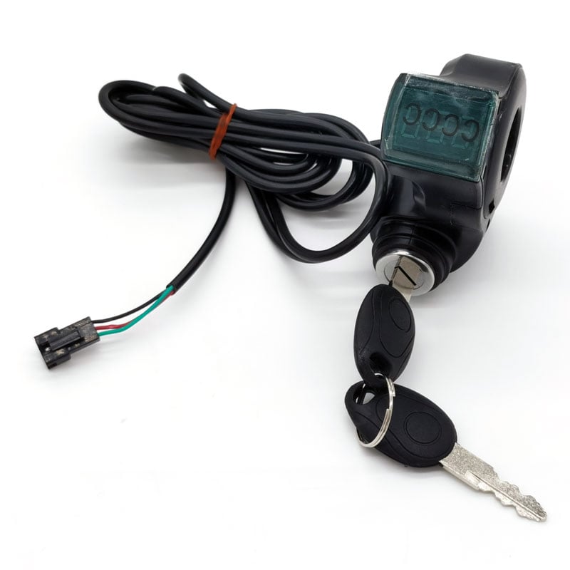 Contact Cheie + Voltmetru 12V-60V Universal