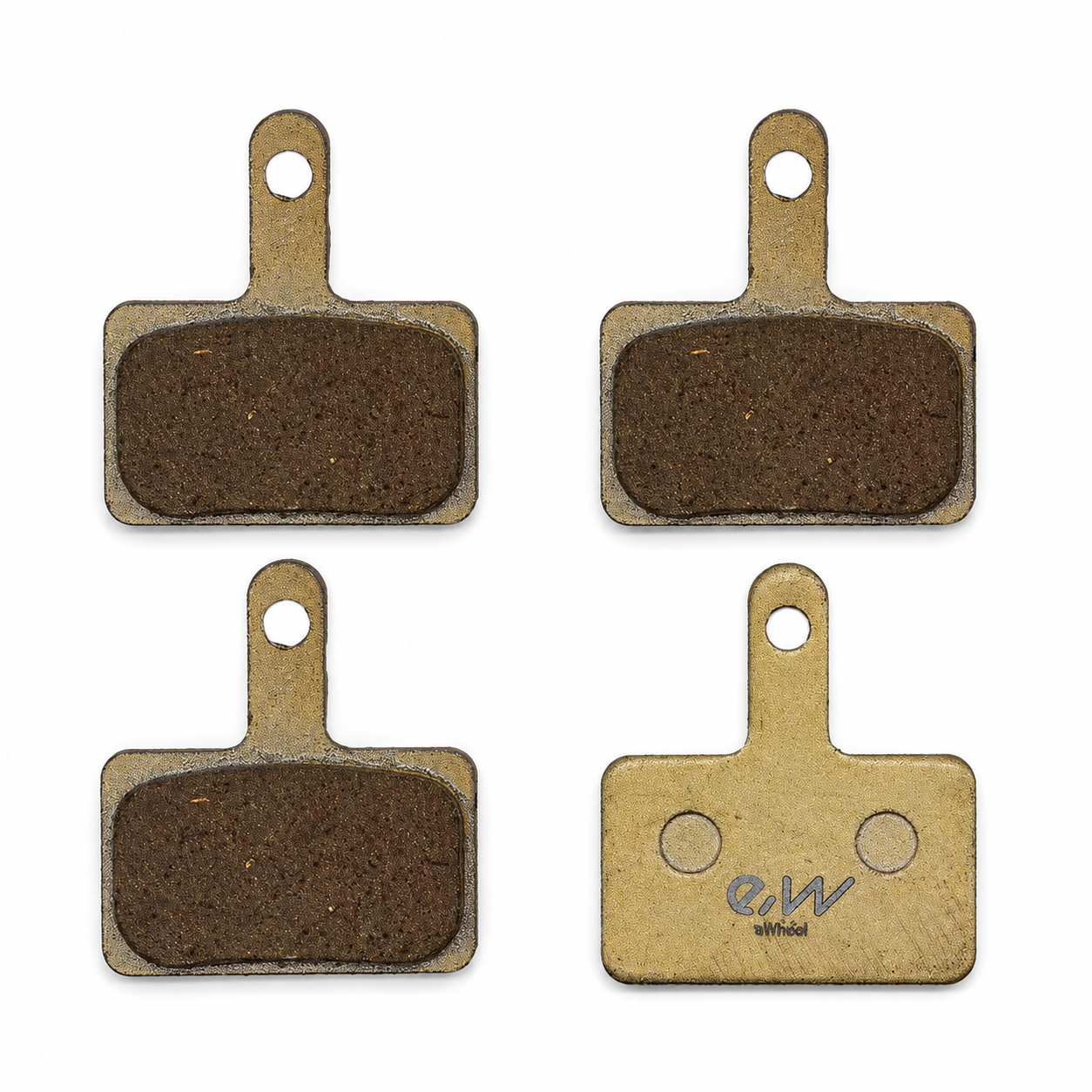 Plăcuțe Frână KuKirin G2 2025, G2 Master, G3 Pro, G4 – 4 Bucăți (Set Complet Față + Spate)   Premium