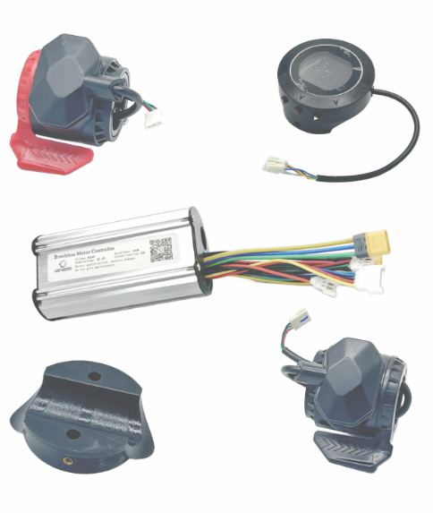 Kit Electronic Complet 24V pentru Trotinetă Electrică – Controller, Display, Accelerație, Frână și Lumini