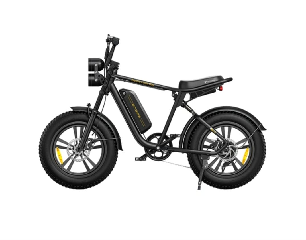 Bicicleta electrica de munte ENGWE M20, anvelope groase de 20x4.0', motor de 750W, viteza maxima de 45 km/h, baterii de 48V 213Ah, transmisie Shimano cu 7 viteze - Negru Trotineta Electrica