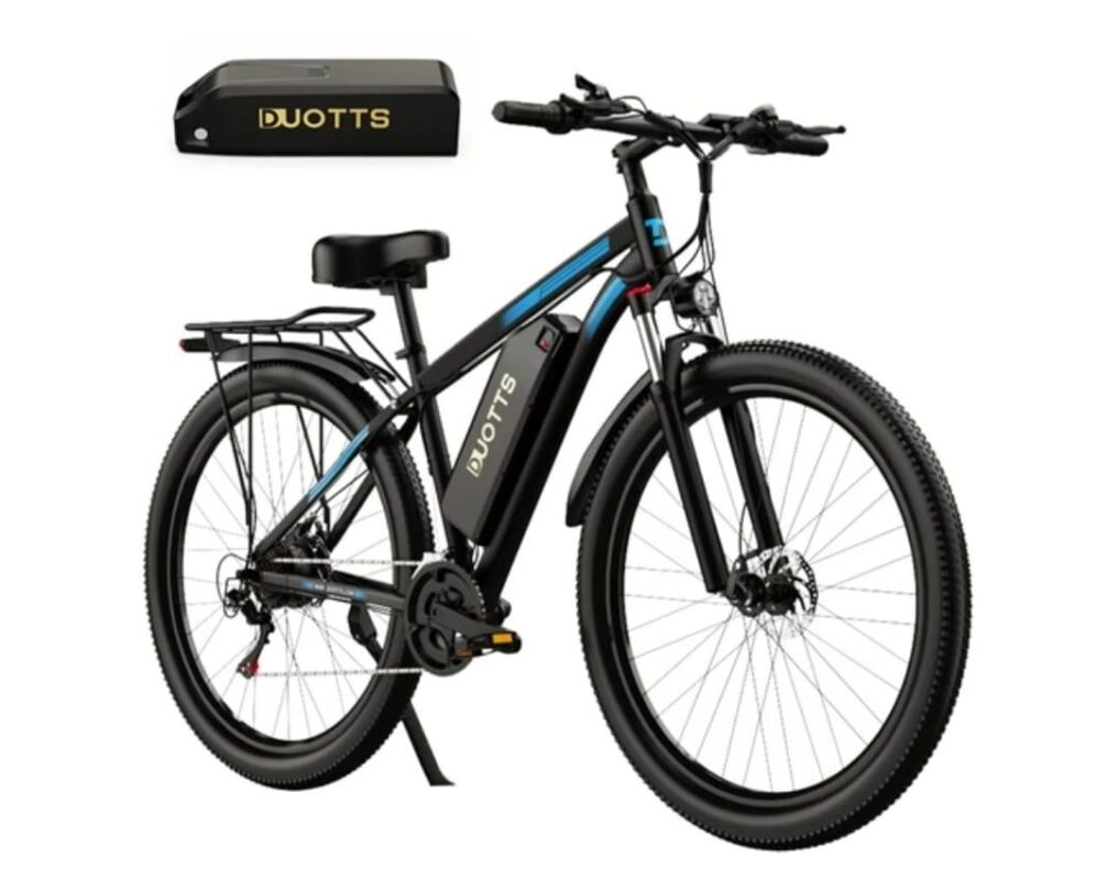 Bicicleta electrica DUOTTS C29 Pro - Motor 750W, Roti 29 inch, 2 Baterii 48V 15Ah, Autonomie 100 km, Viteza Maxima 50 km/h, Schimbator Shimano 21 Viteze, Grad de Impermeabilitate IP54 Trotineta Electr