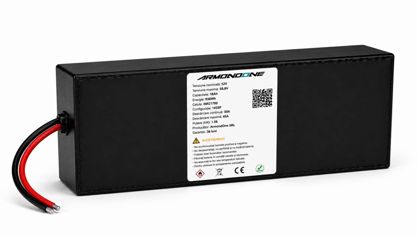 Acumulator Premium 52V 18Ah Li-Ion cu Celule LG pentru Trotinetă Electrică KuKirin G3 – 3 ANI GARANȚIE REALĂ