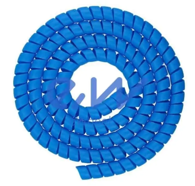Organizator Cabluri Spiralat 100cm Albastru