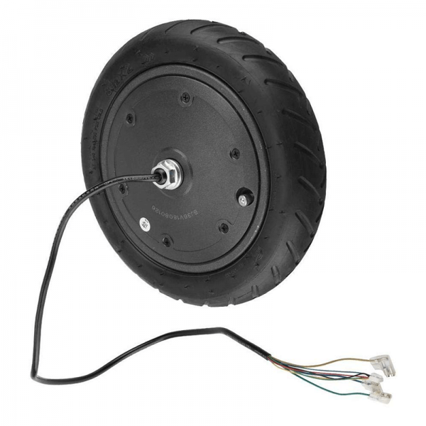 Roata cu motor 350W pentru trotineta electrica Xiaomi Mijia M365   MI 1S cu anvelopa cauciuc si camera 8.5 inch (8 1 2 x 2)