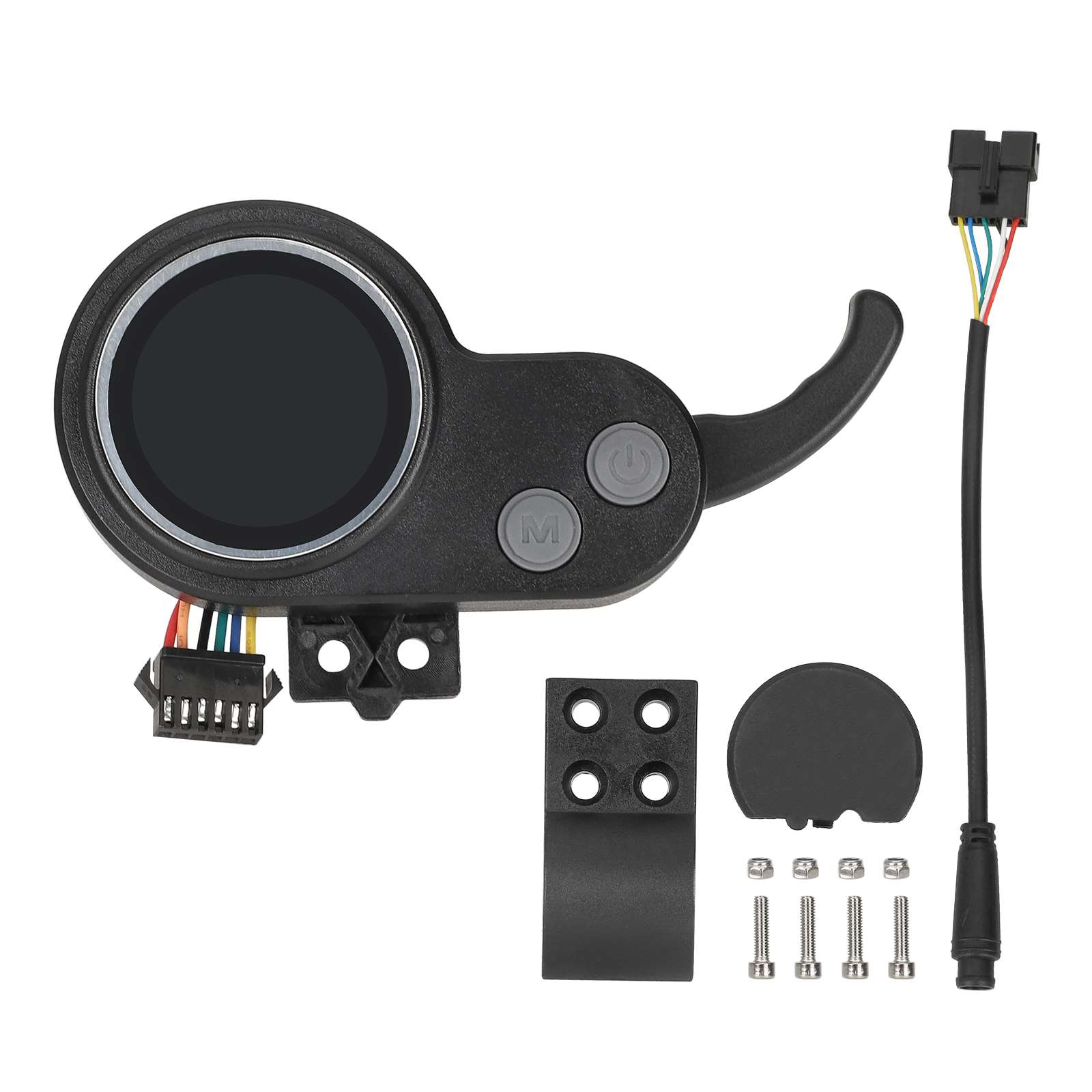 Display trotineta electrica JP V2 cu mufa JST 6 pini + adaptor cu mufa impermeabila