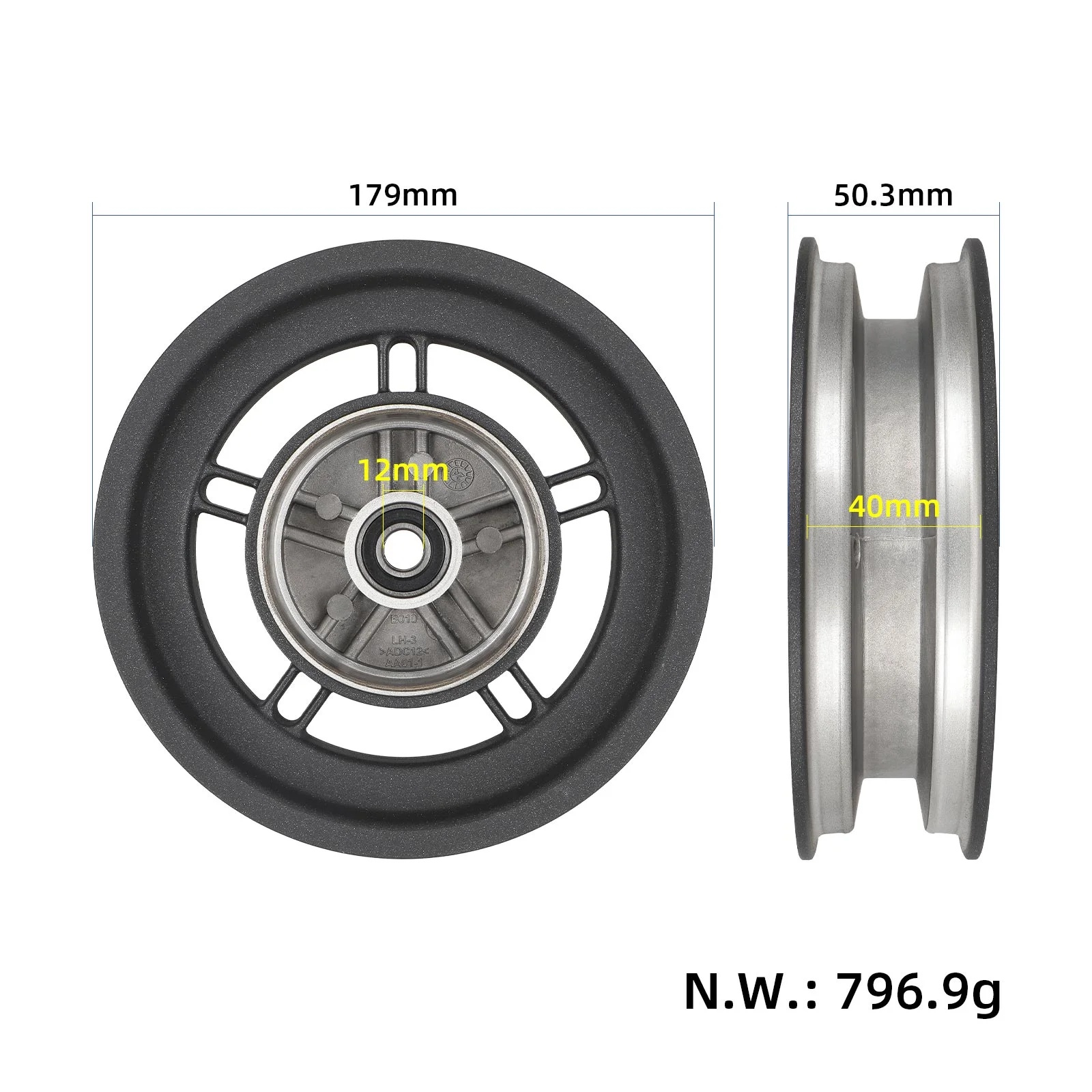 Roata fata pentru Xiaomi 5 Plus Xiaomi 6 Navee GT3 Navee GT3 Max