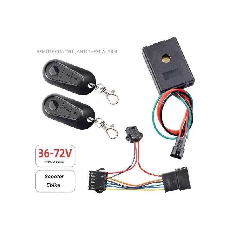 Alarma cu telecomanda pentru trotineta bicicleta electrica 36 72V
