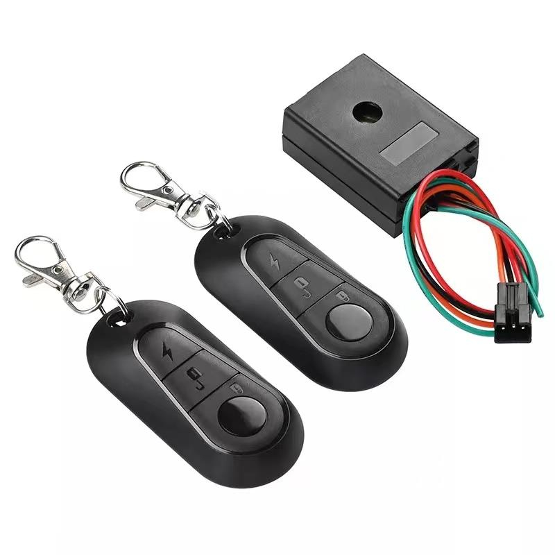Alarma cu telecomanda pentru trotineta bicicleta electrica 36 72V