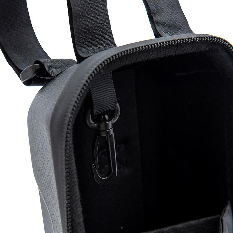 Borseta neagra Deluxe cu velcro - 3L