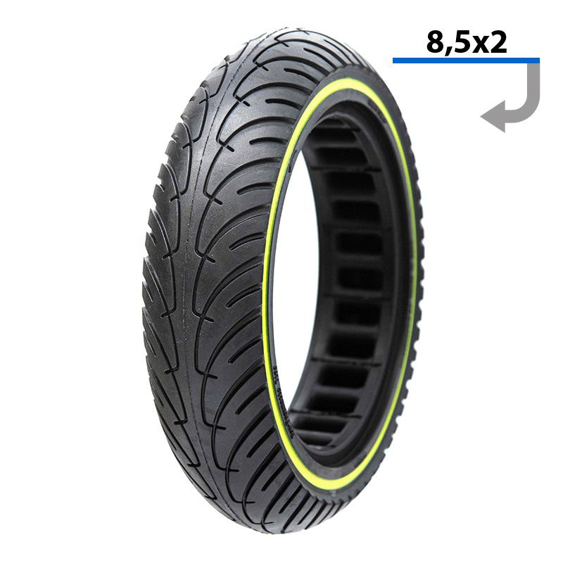 Cauciuc plin antiexplozie pentru trotineta electrica Xiaomi (8 1 2X2) cu linie fluorescenta