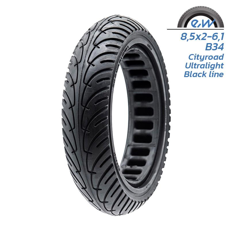 Cauciuc plin antiexplozie pentru trotineta electrica Xiaomi (8 1 2X2) cu linie neagra