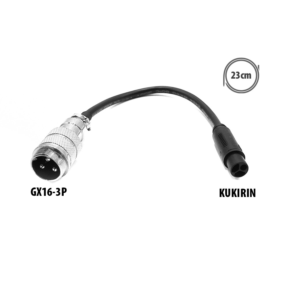 Adaptor incarcator GX16 3P la Kukirin G2 Master G2 Pro (2024)