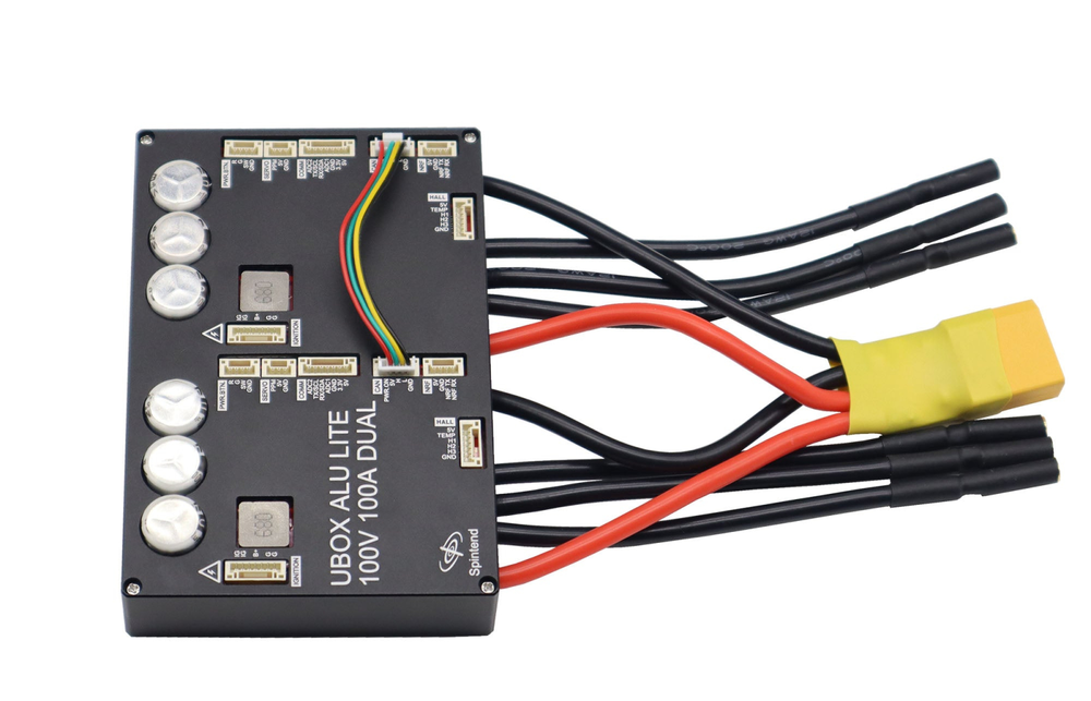 Controller Spintend Dual UBOX Aluminum Lite 100V 100A x2 pentru VESC