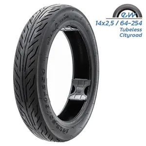 Cauciuc / Anvelopă Tubeless 14 x 2.50 - 10 (64-254) - Anvelopa Performanta Dualtron City
