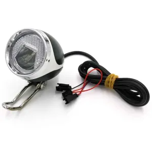 Far LED Frontal cu Claxon Kugoo M4 / M4 Pro Alb