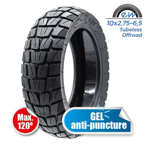 Cauciuc / Anvelopă Tubeless Gel Antipana 10x2.75-6.5 - Kukirin G2