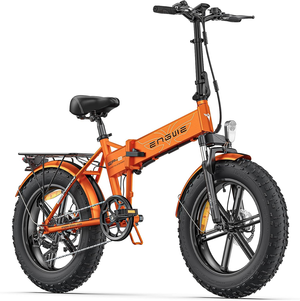 Bicicleta electrica pliabila ENGWE EP-2 Pro - Motor 750W, Viteza 42 km/h, Autonomie 120 km, Anvelope 20"x4.0", Culoare Portocalie