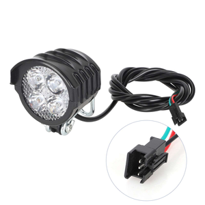 Far LED cu Claxon 12-72V Trotineta Bicicleta Electrica