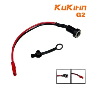Mufă Încărcare Originală 5.5 - 2.1 pentru Trotinetă Electrică KuKirin G2, G3, G4 – Port Alimentare cu Capac de Protecție