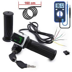 Maneta Acceleratie cu Cheie si Voltmetru 36V