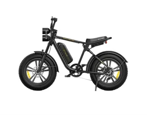 Bicicleta electrica de munte ENGWE M20, anvelope groase de 20x4.0', motor de 750W, viteza maxima de 45 km/h, baterii de 48V 213Ah, transmisie Shimano cu 7 viteze - Negru Trotineta Electrica