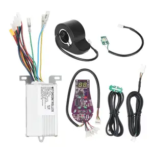 Kit Conversie / Reparație Trotinetă Electrică 36V 17A – Set Complet 6 Piese (Controller, Display, Accelerație, Cablaj, Far/Stop)