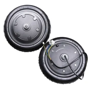 Roata cu motor 350W pentru trotineta electrica Xiaomi Mijia M365   MI 1S cu anvelopa cauciuc si camera 8.5 inch (8 1 2 x 2)