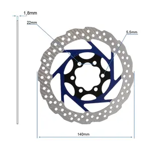 Disc frana trotineta electrica 140mm 6H V2