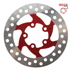 Disc de frana trotineta electrica 120mm 5H rosu